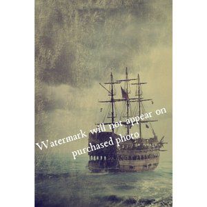 Scary Ghost Ship Photo Vintage Creepy Halloween Strange